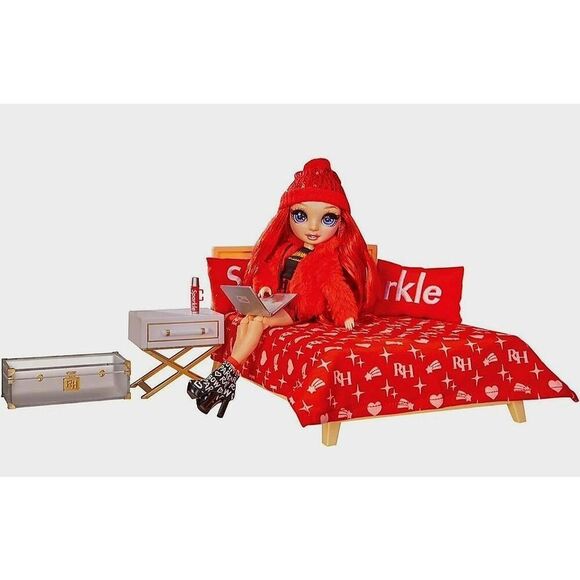 NIP RAINBOW HIGH SPARKLE RUBY AND DORM ROOM SET - Picture 4 of 8